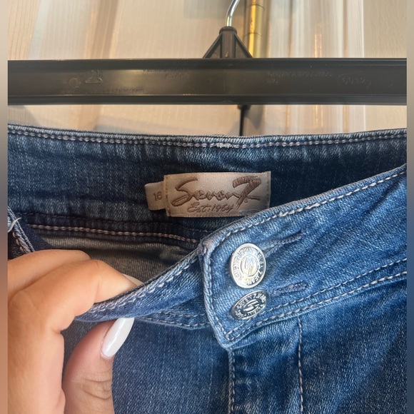 Women’s cropped seven7 jeans size 16 - Picture 4 of 8